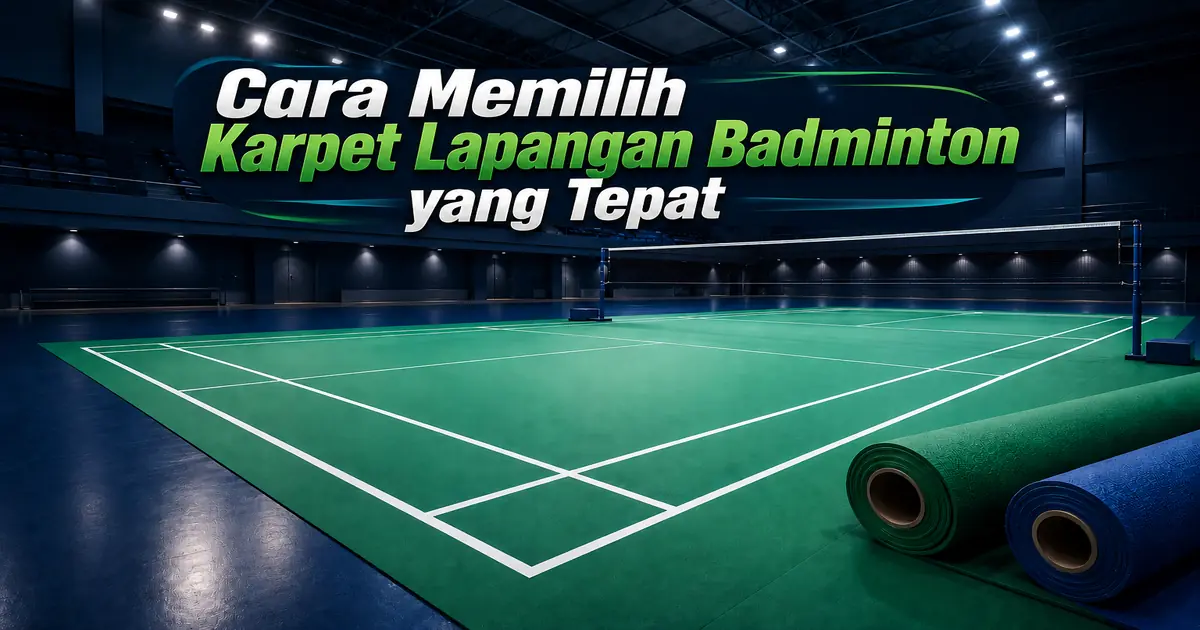 Cara Memilih Karpet Lapangan Badminton